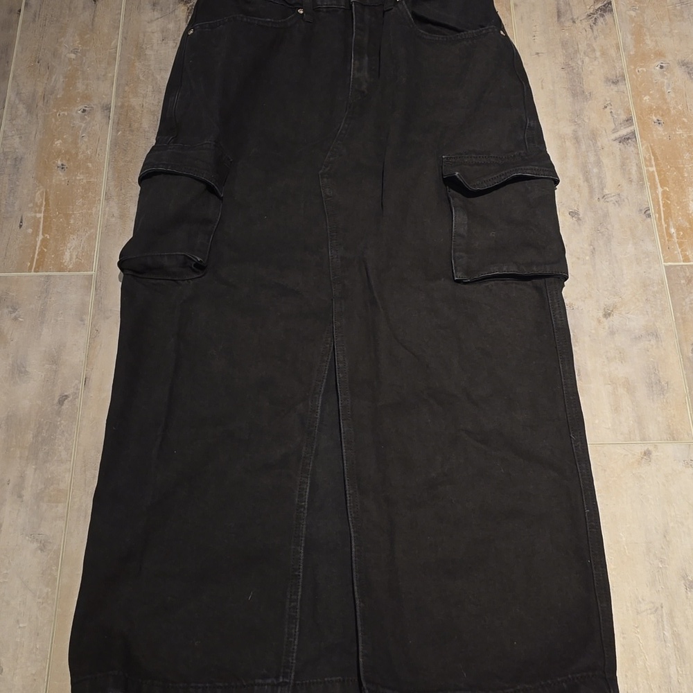 Sincerely Jules Black Jean Skirt